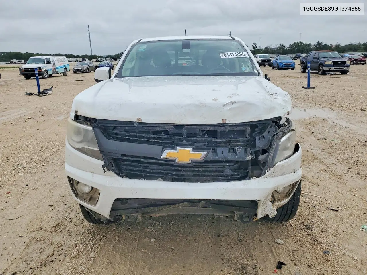 2016 Chevrolet Colorado Z71 VIN: 1GCGSDE39G1374355 Lot: 61314086