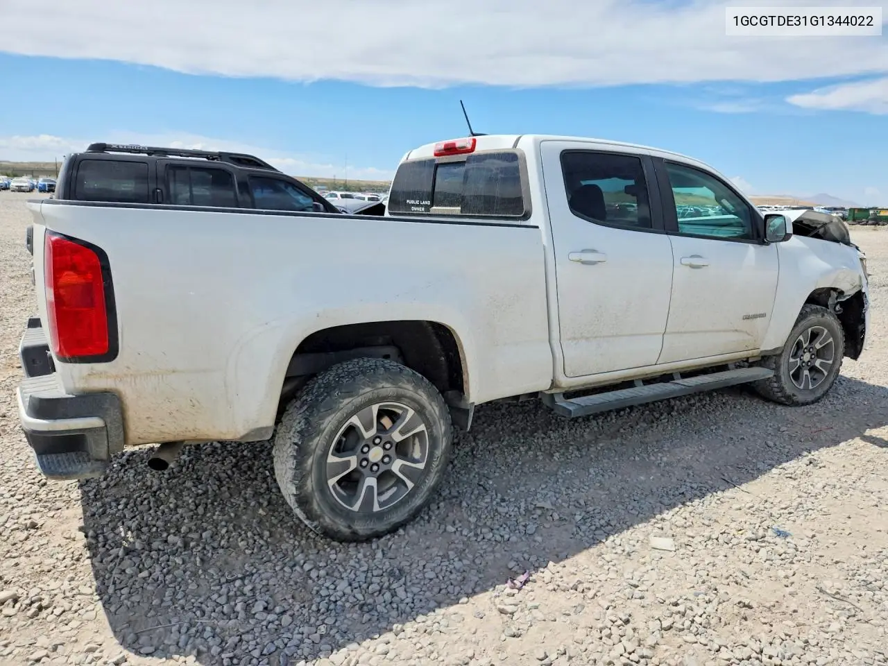 2016 Chevrolet Colorado Z71 VIN: 1GCGTDE31G1344022 Lot: 61443976
