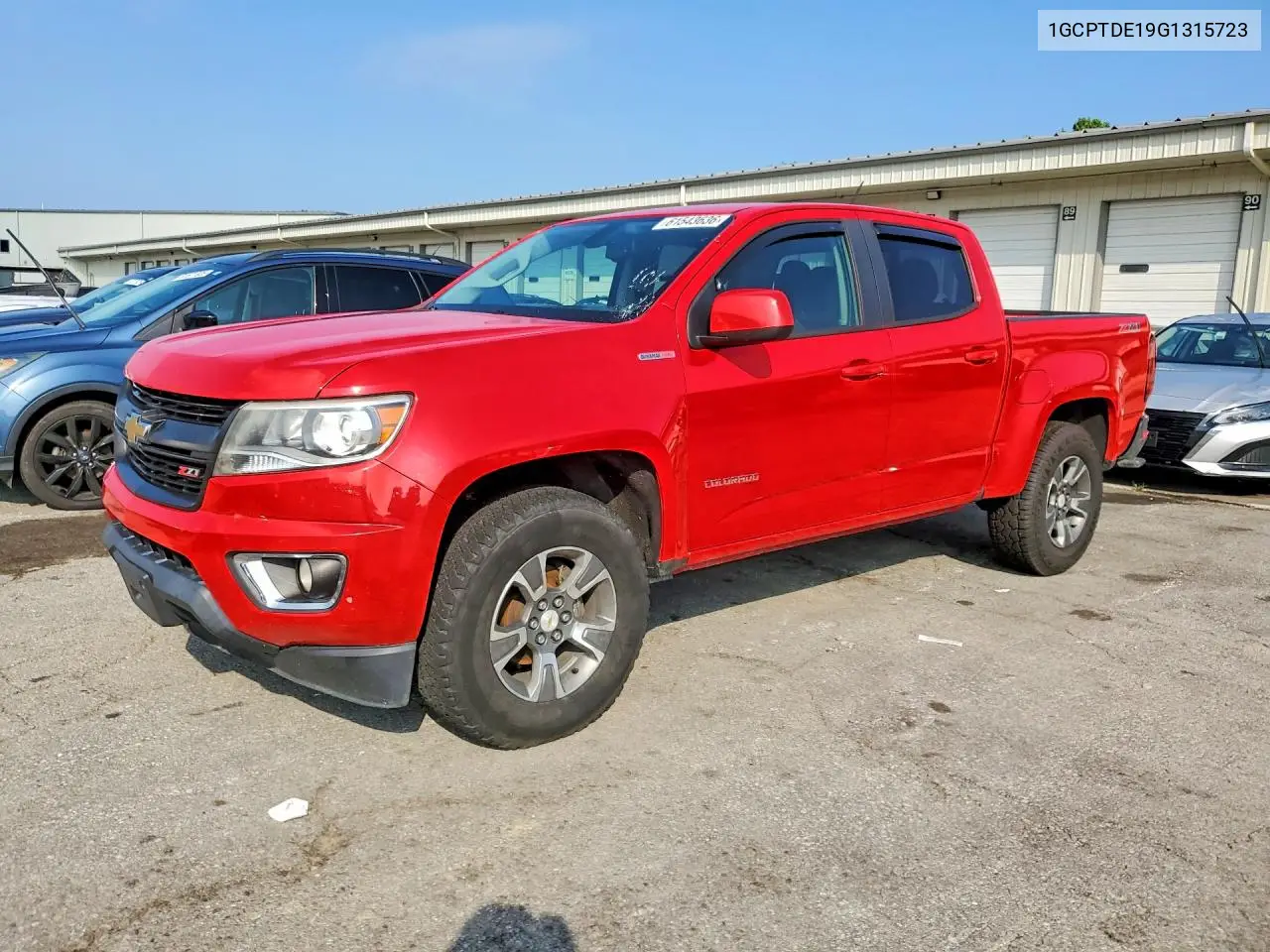 2016 Chevrolet Colorado Z71 VIN: 1GCPTDE19G1315723 Lot: 61543636
