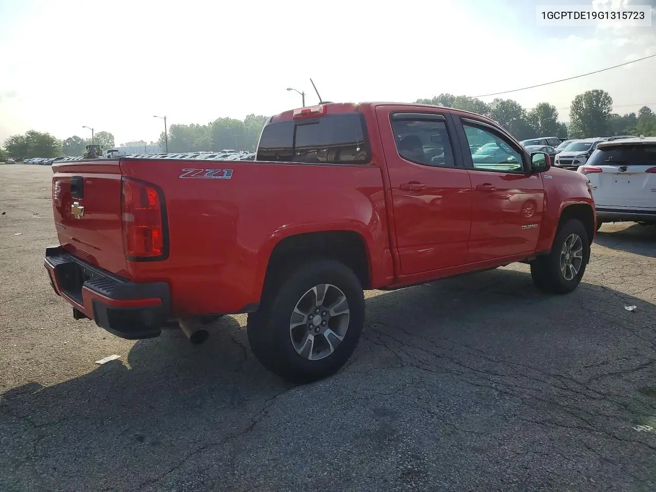 2016 Chevrolet Colorado Z71 VIN: 1GCPTDE19G1315723 Lot: 61543636