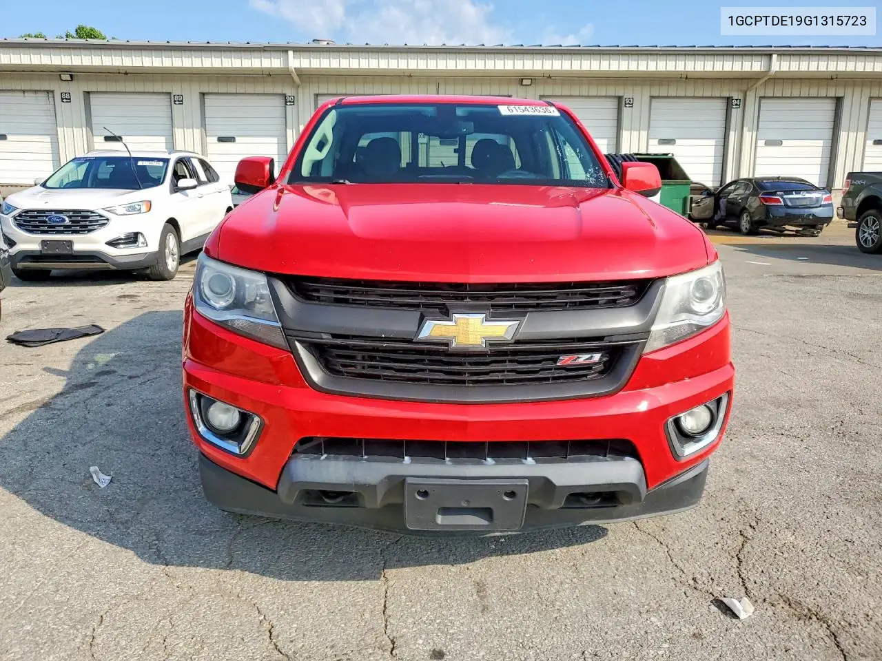 2016 Chevrolet Colorado Z71 VIN: 1GCPTDE19G1315723 Lot: 61543636
