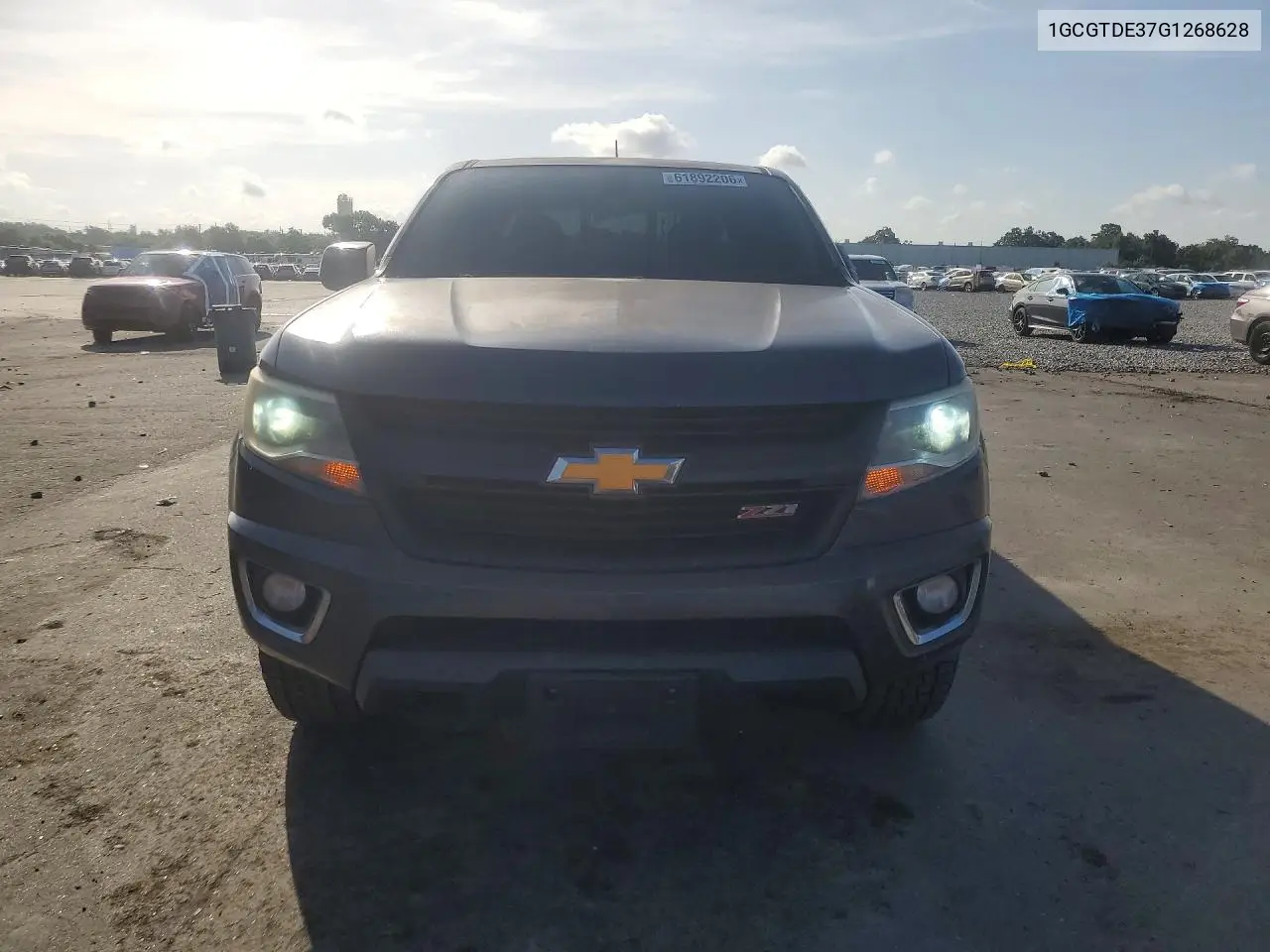 2016 Chevrolet Colorado Z71 VIN: 1GCGTDE37G1268628 Lot: 61892206