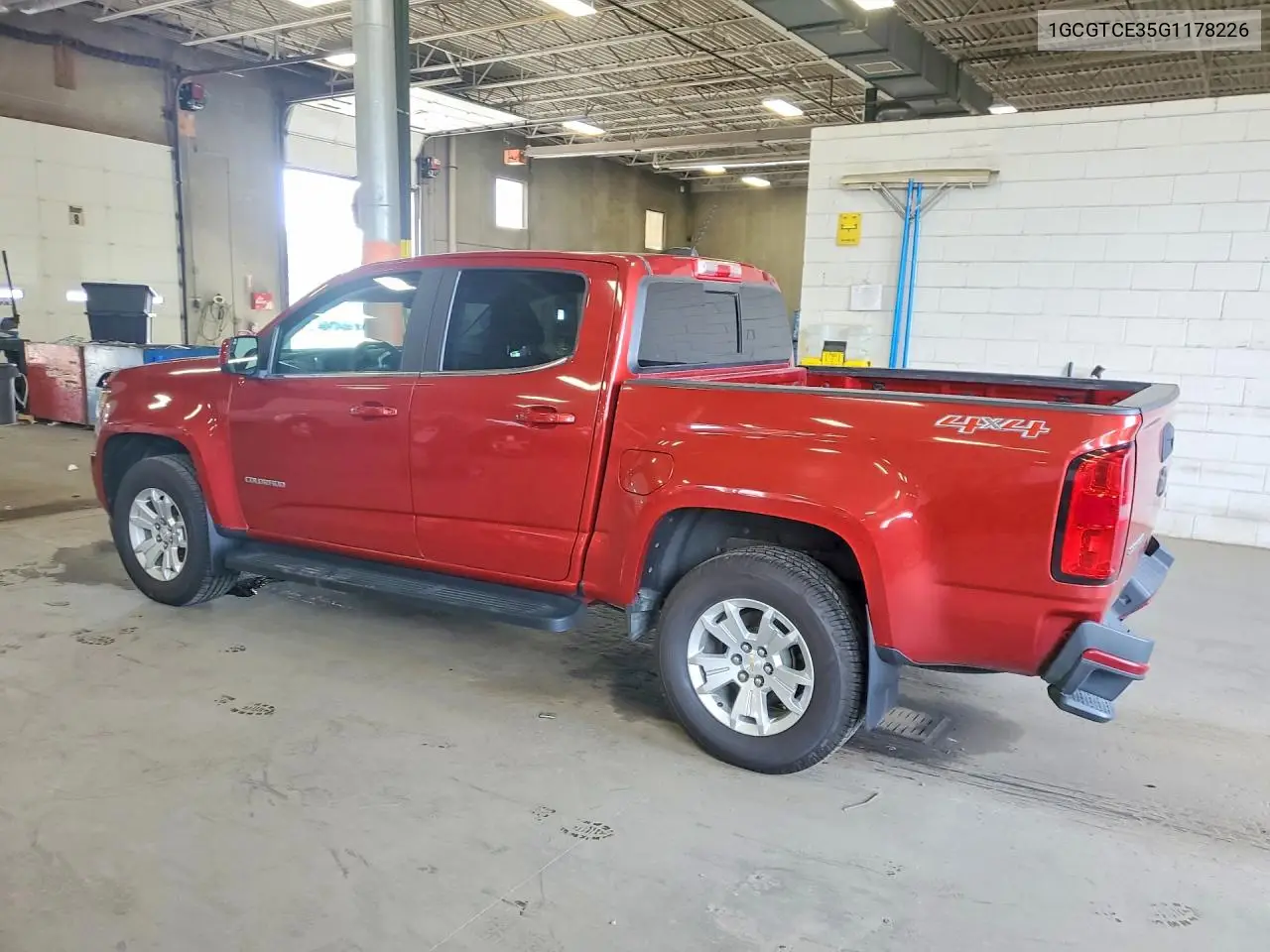 2016 Chevrolet Colorado Lt VIN: 1GCGTCE35G1178226 Lot: 61898716