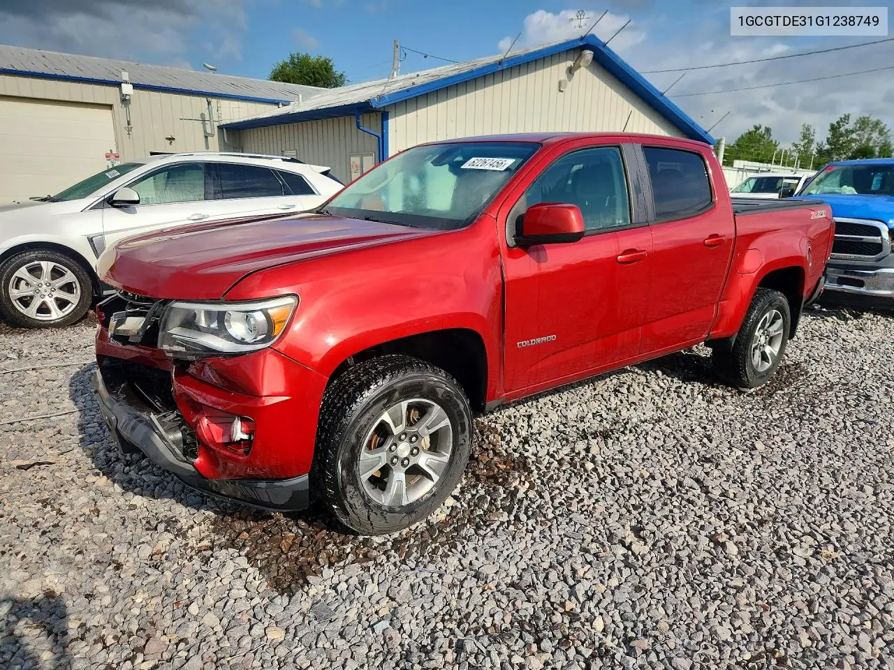 1GCGTDE31G1238749 2016 Chevrolet Colorado Z71