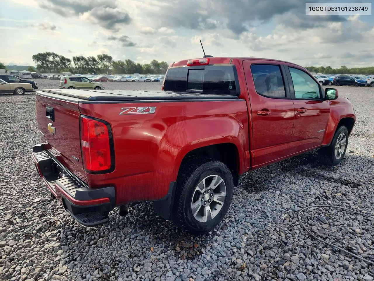1GCGTDE31G1238749 2016 Chevrolet Colorado Z71