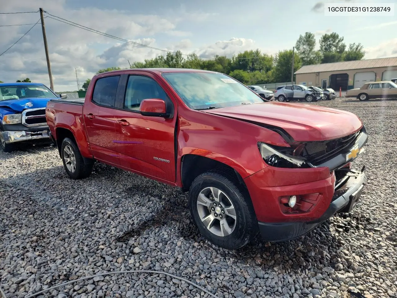 1GCGTDE31G1238749 2016 Chevrolet Colorado Z71