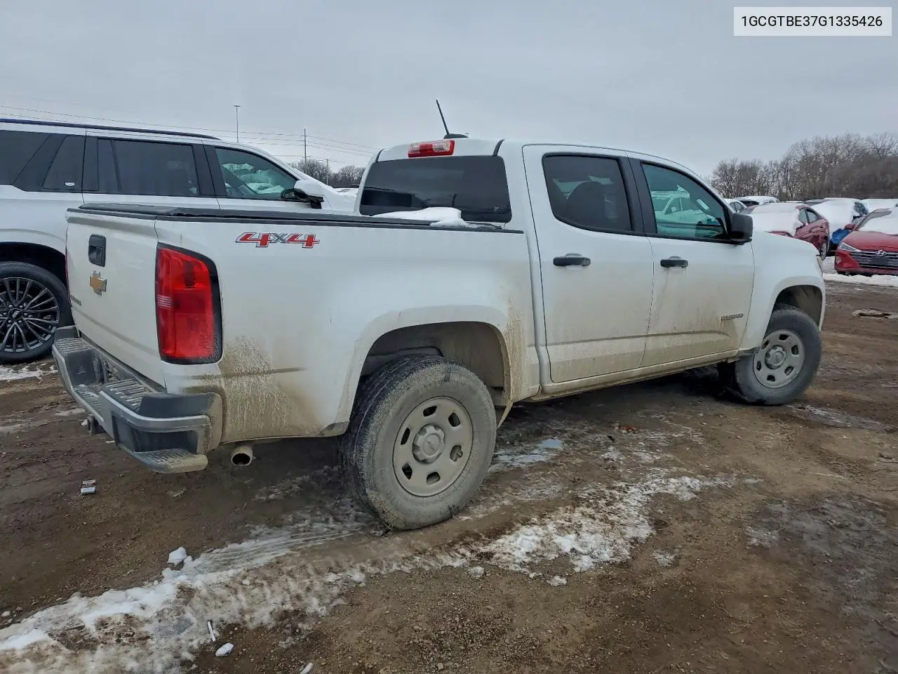 1GCGTBE37G1335426 2016 Chevrolet Colorado