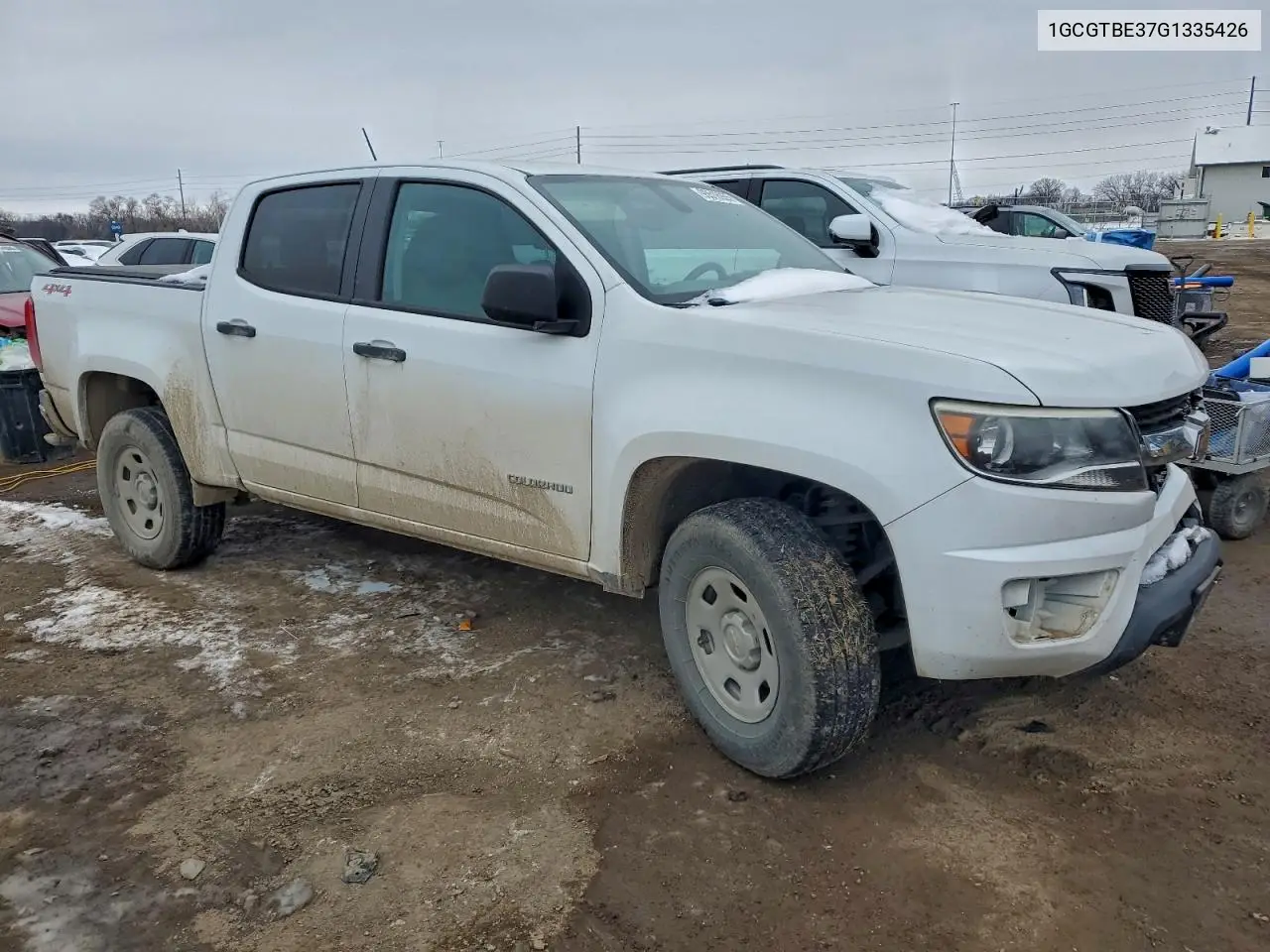 1GCGTBE37G1335426 2016 Chevrolet Colorado