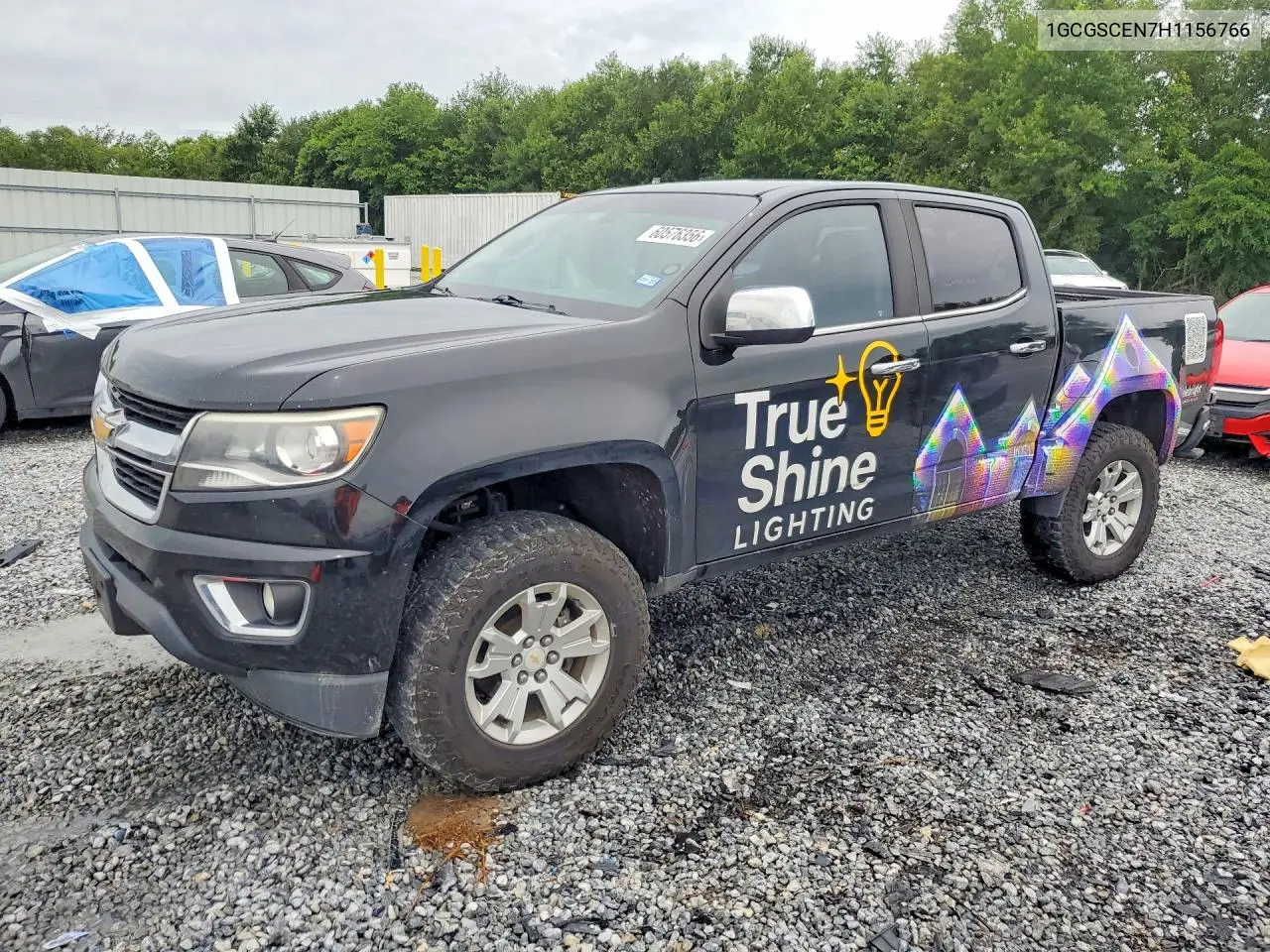 2017 Chevrolet Colorado Lt VIN: 1GCGSCEN7H1156766 Lot: 60576356