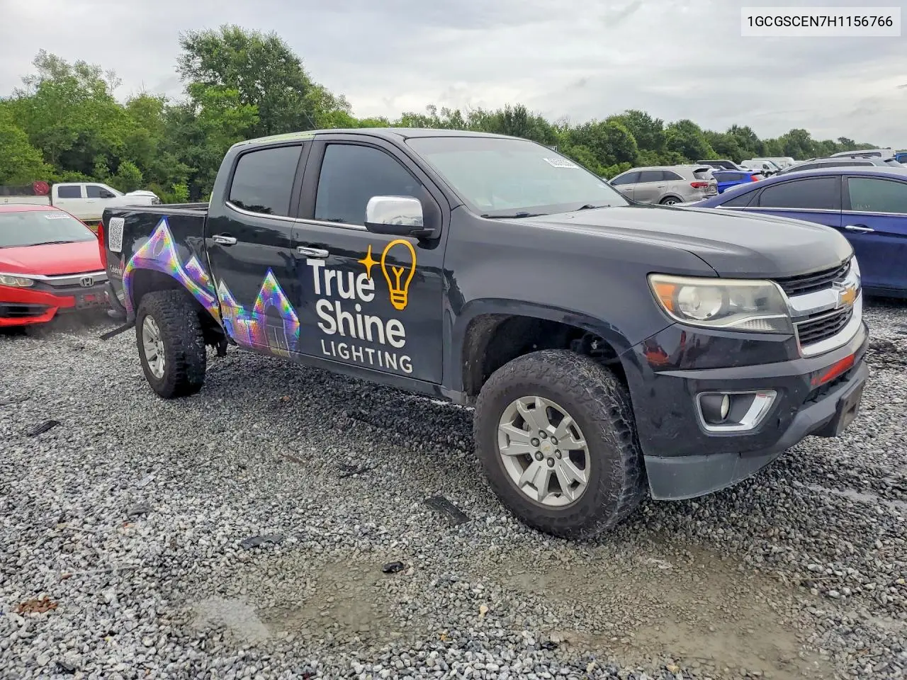 2017 Chevrolet Colorado Lt VIN: 1GCGSCEN7H1156766 Lot: 60576356