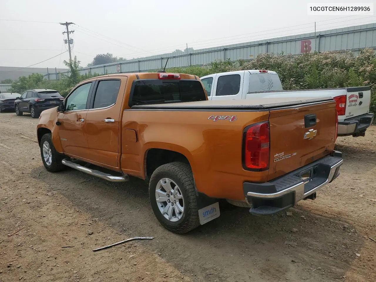 2017 Chevrolet Colorado Lt VIN: 1GCGTCEN6H1289936 Lot: 61288106