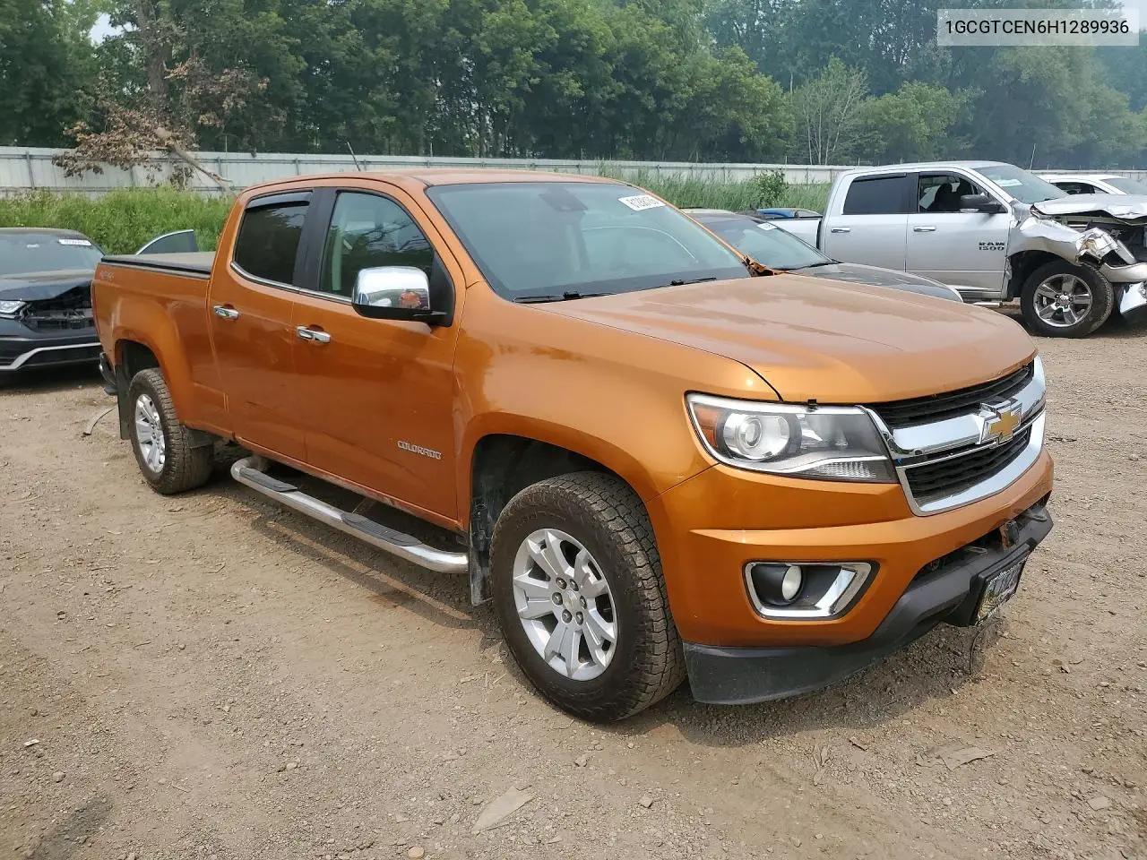 2017 Chevrolet Colorado Lt VIN: 1GCGTCEN6H1289936 Lot: 61288106