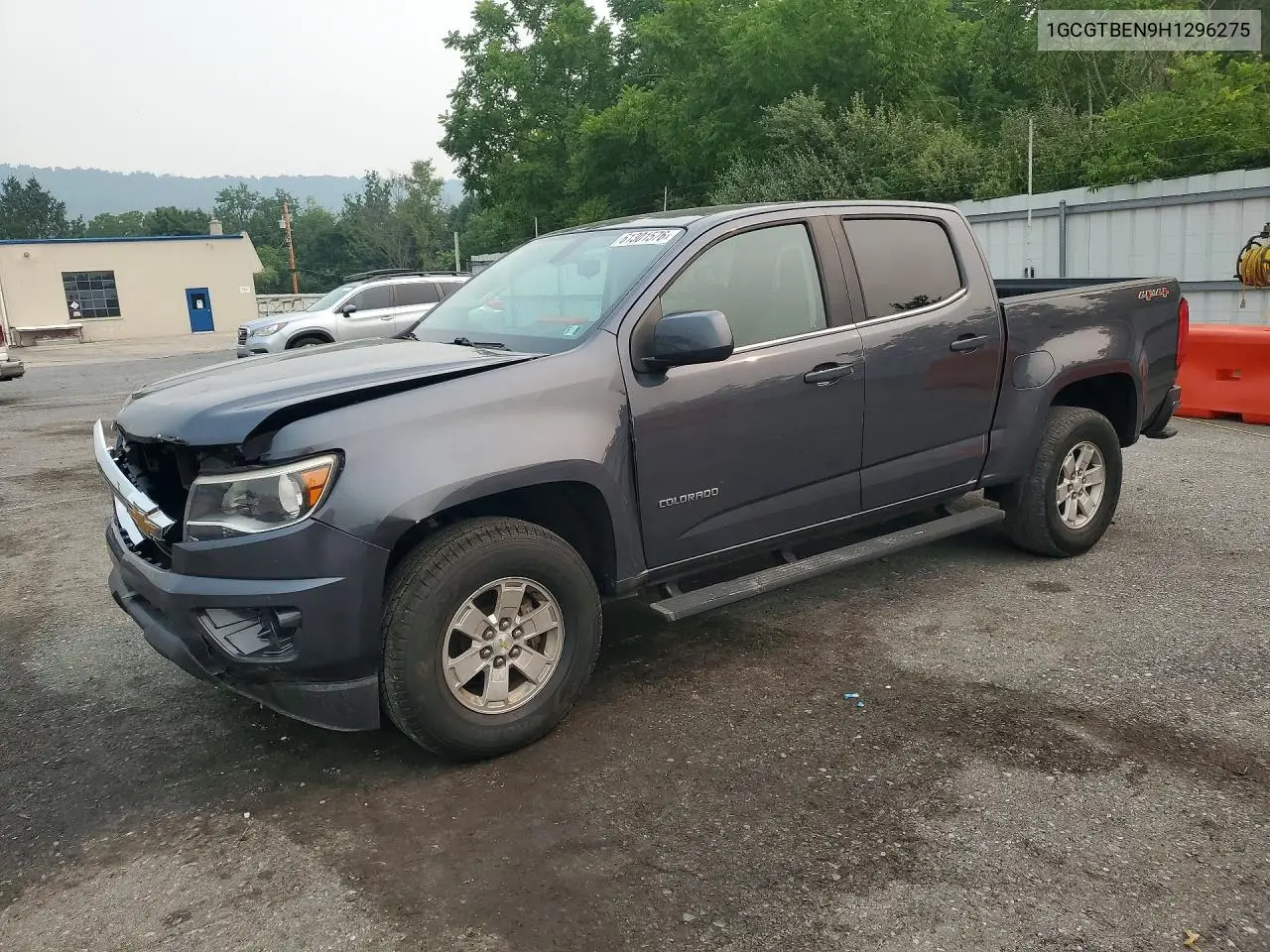2017 Chevrolet Colorado VIN: 1GCGTBEN9H1296275 Lot: 61301576