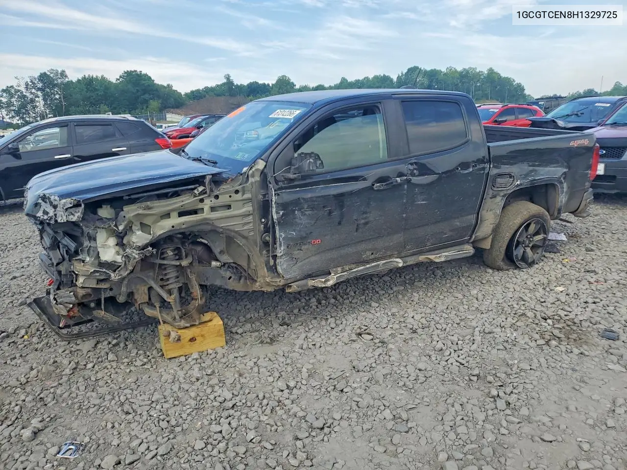 2017 Chevrolet Colorado Lt VIN: 1GCGTCEN8H1329725 Lot: 61312266