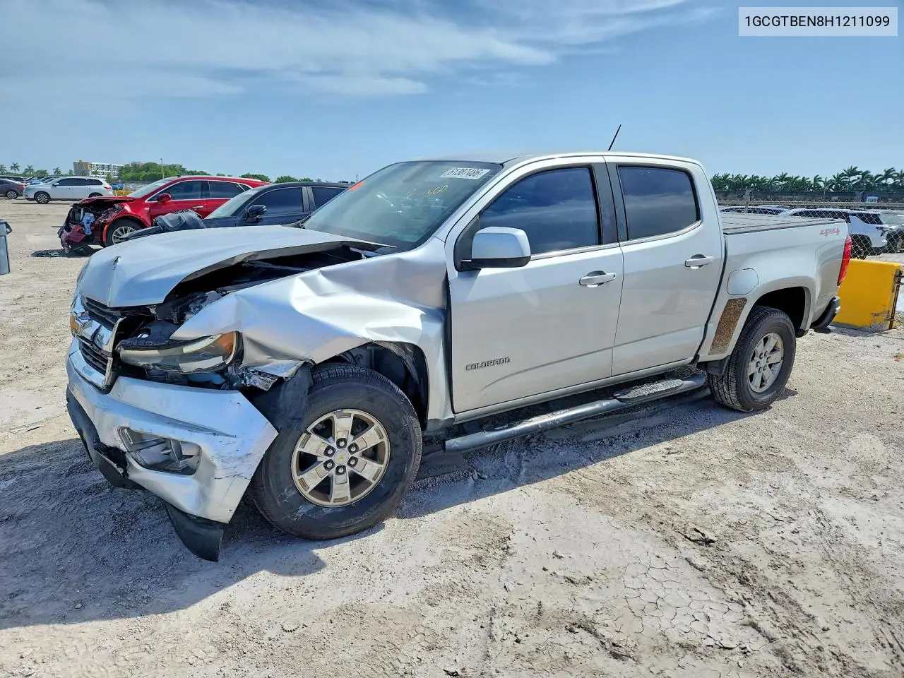 2017 Chevrolet Colorado VIN: 1GCGTBEN8H1211099 Lot: 61387486