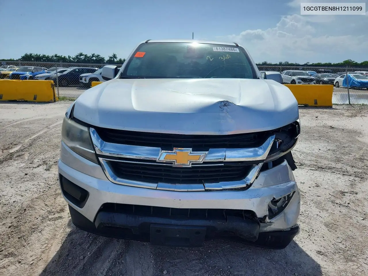 2017 Chevrolet Colorado VIN: 1GCGTBEN8H1211099 Lot: 61387486