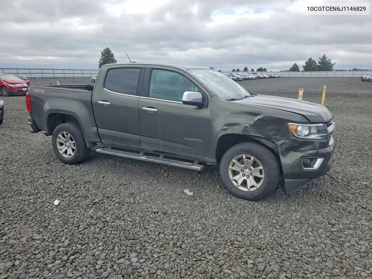 2018 Chevrolet Colorado Lt VIN: 1GCGTCEN6J1146829 Lot: 59132366