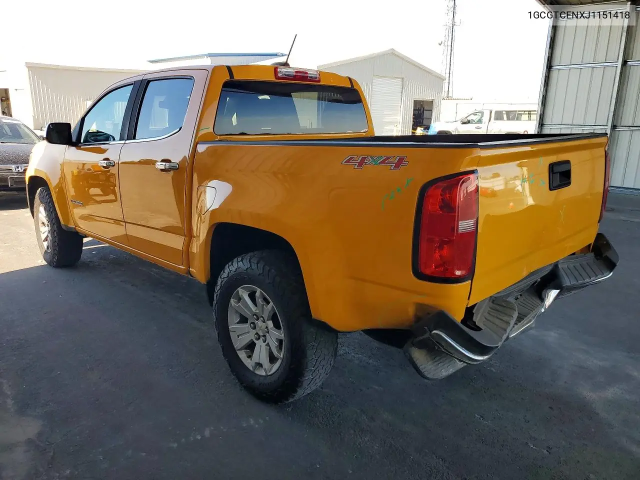 2018 Chevrolet Colorado Lt VIN: 1GCGTCENXJ1151418 Lot: 59738416