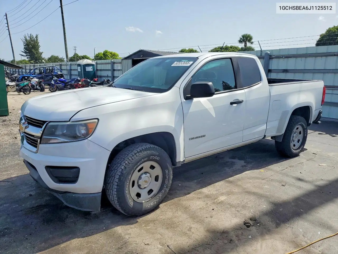 2018 Chevrolet Colorado VIN: 1GCHSBEA6J1125512 Lot: 60553666