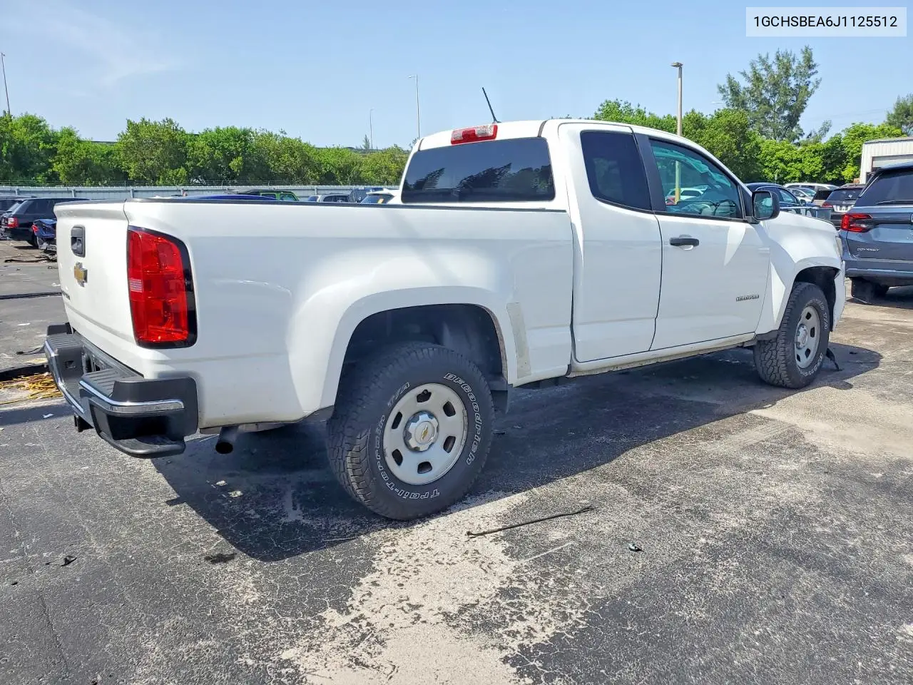 2018 Chevrolet Colorado VIN: 1GCHSBEA6J1125512 Lot: 60553666