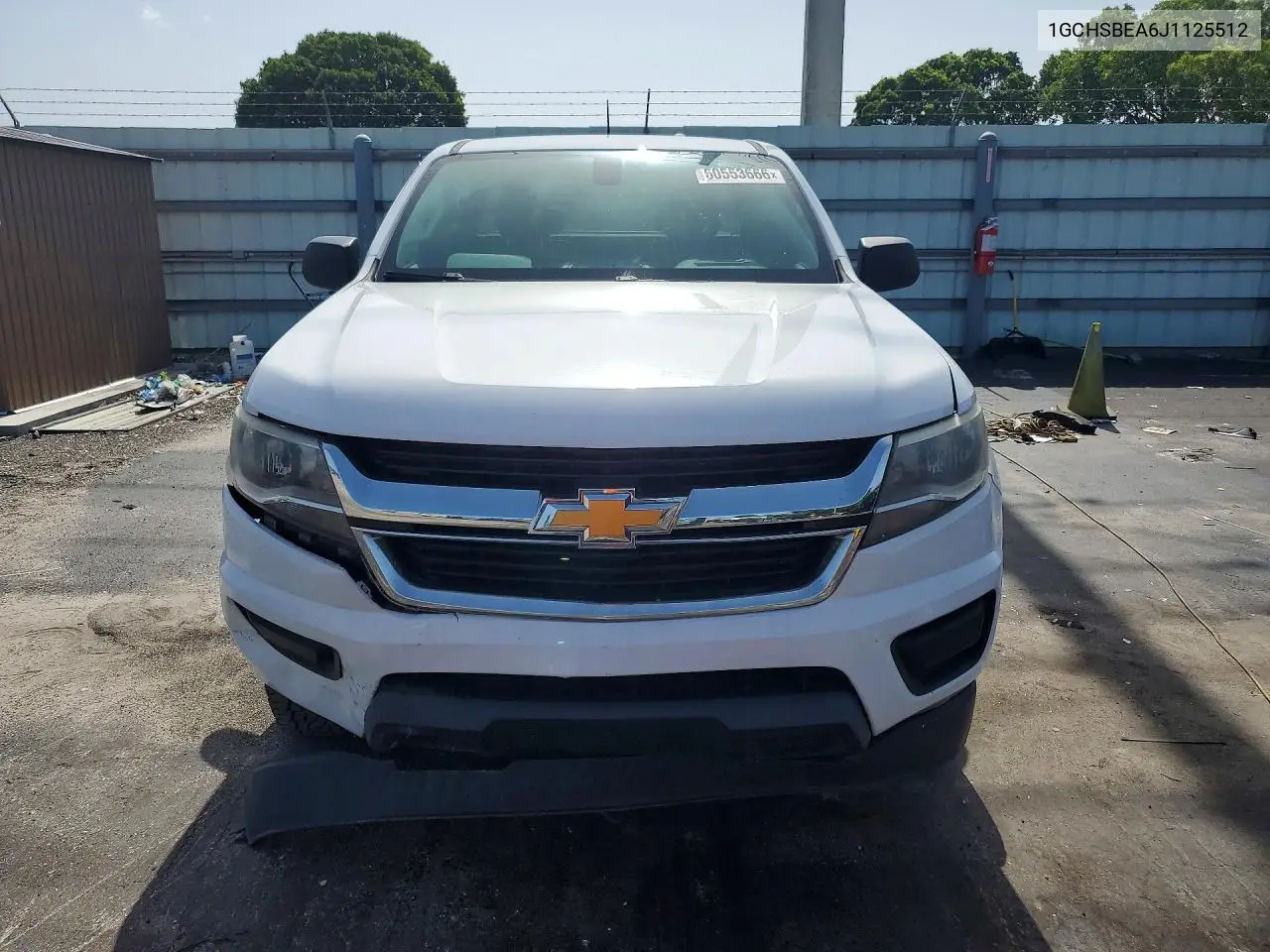 2018 Chevrolet Colorado VIN: 1GCHSBEA6J1125512 Lot: 60553666