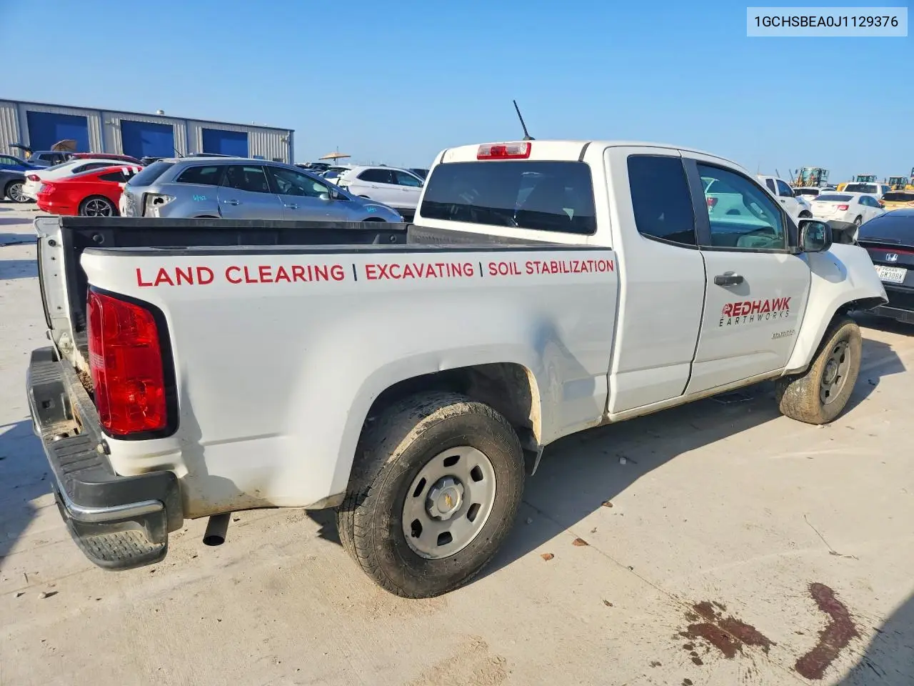 2018 Chevrolet Colorado VIN: 1GCHSBEA0J1129376 Lot: 60937126