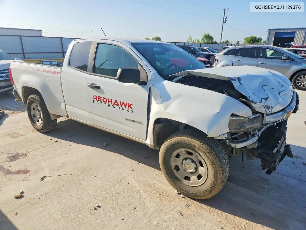 2018 Chevrolet Colorado VIN: 1GCHSBEA0J1129376 Lot: 60937126