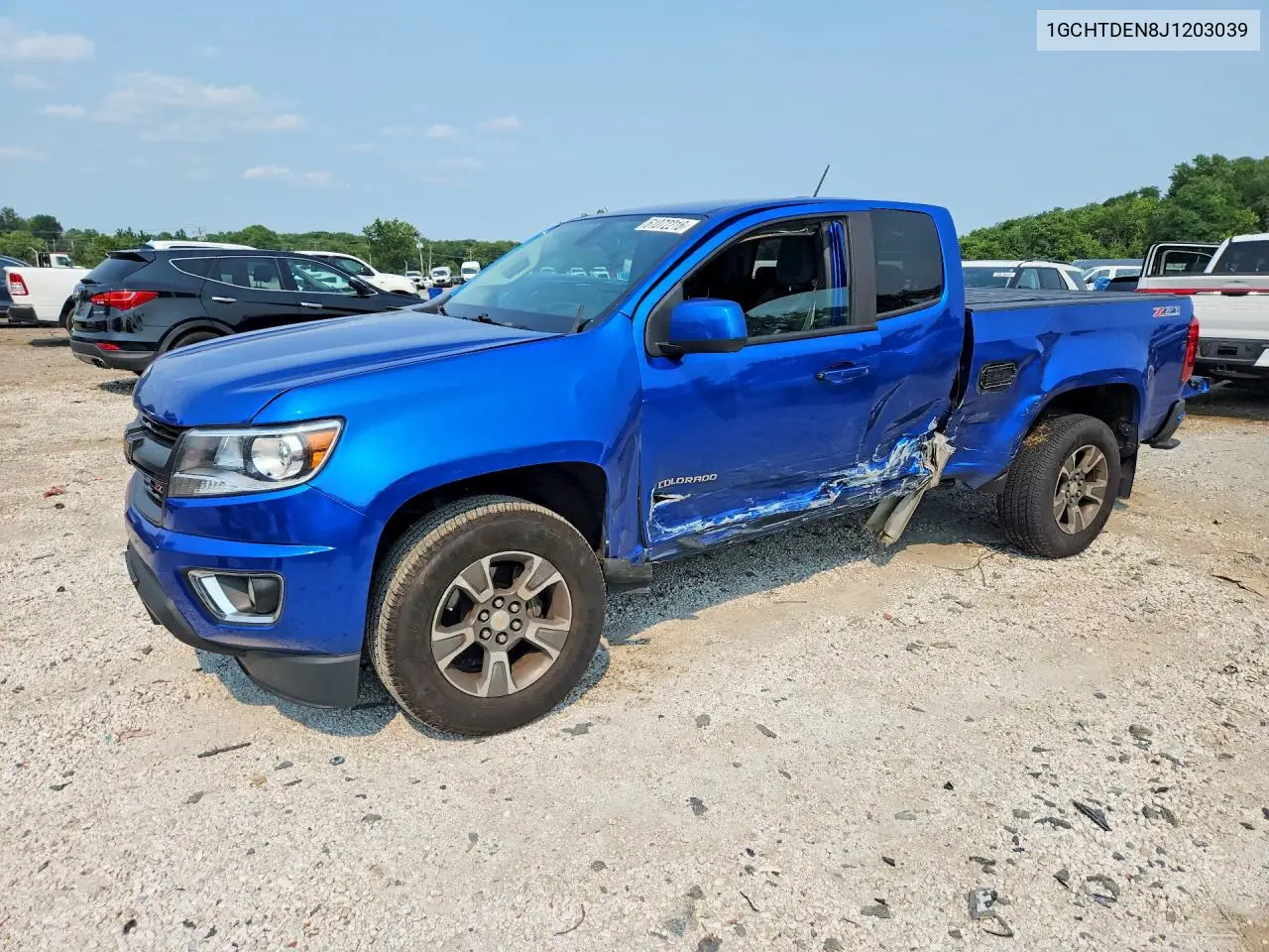 2018 Chevrolet Colorado Z71 VIN: 1GCHTDEN8J1203039 Lot: 61072216