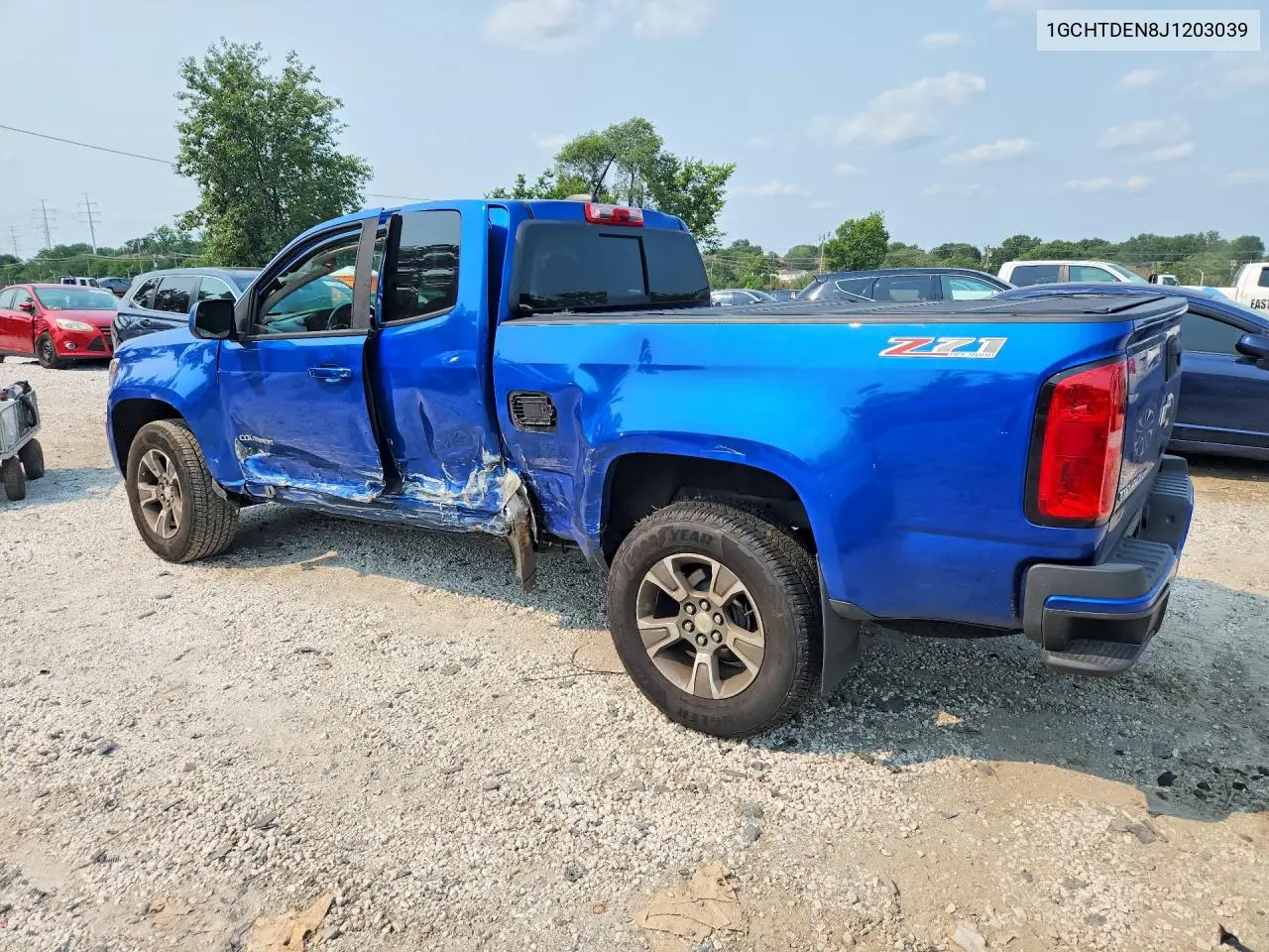 2018 Chevrolet Colorado Z71 VIN: 1GCHTDEN8J1203039 Lot: 61072216