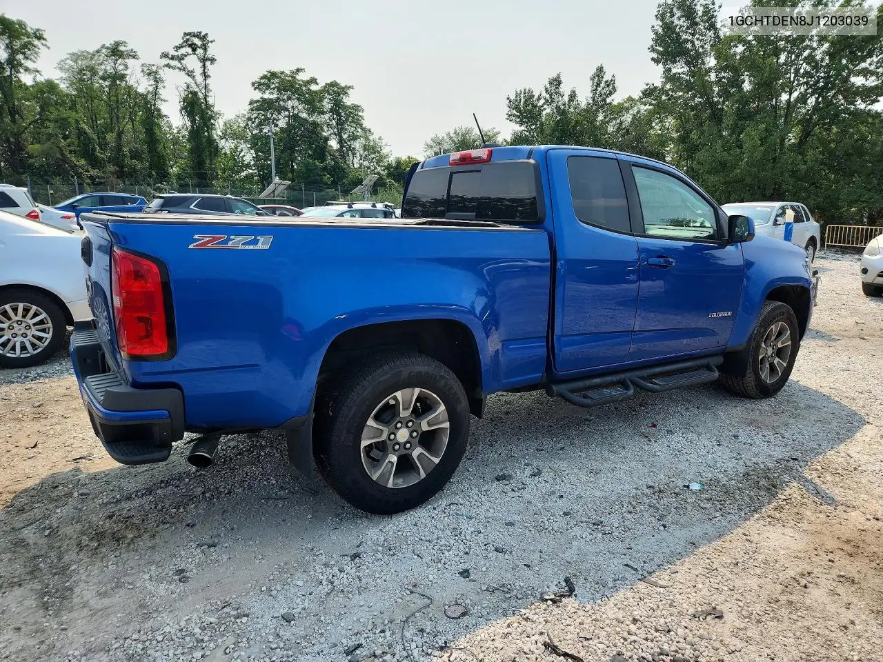 2018 Chevrolet Colorado Z71 VIN: 1GCHTDEN8J1203039 Lot: 61072216