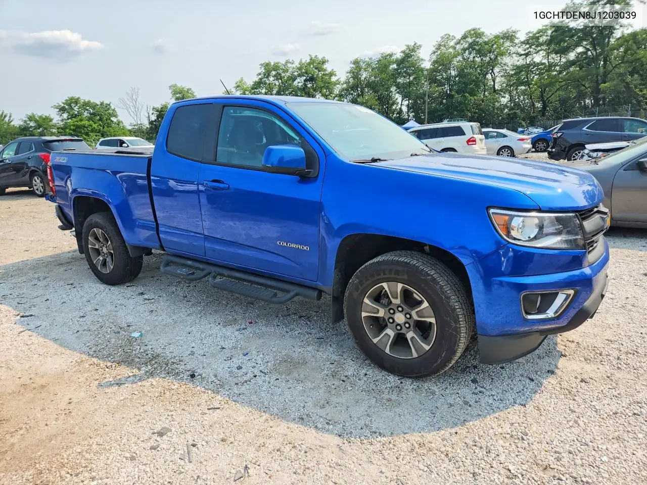 2018 Chevrolet Colorado Z71 VIN: 1GCHTDEN8J1203039 Lot: 61072216