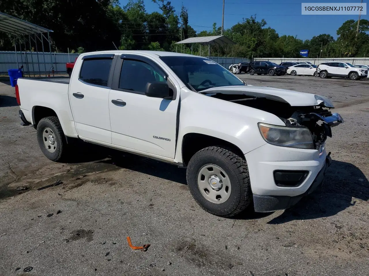 2018 Chevrolet Colorado VIN: 1GCGSBENXJ1107772 Lot: 61306536