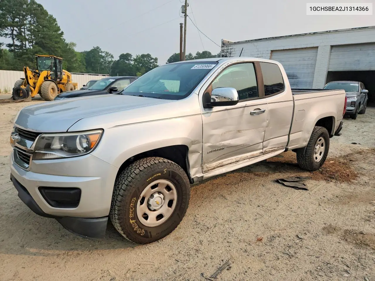 2018 Chevrolet Colorado VIN: 1GCHSBEA2J1314366 Lot: 61358966