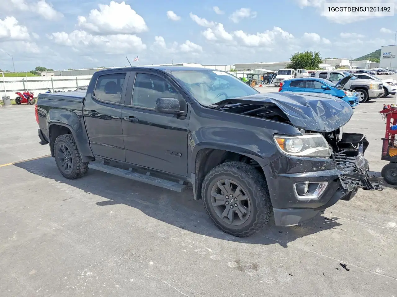 2018 Chevrolet Colorado Z71 VIN: 1GCGTDEN5J1261492 Lot: 61624316