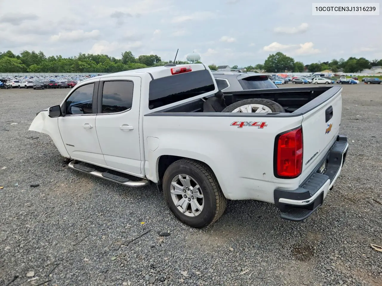2018 Chevrolet Colorado Lt VIN: 1GCGTCEN3J1316239 Lot: 61837866