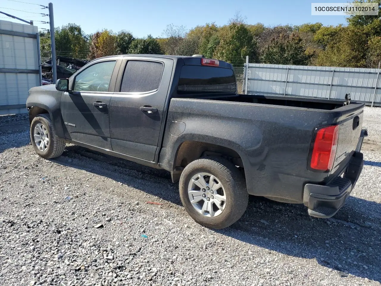 1GCGSCEN1J1102014 2018 Chevrolet Colorado Lt