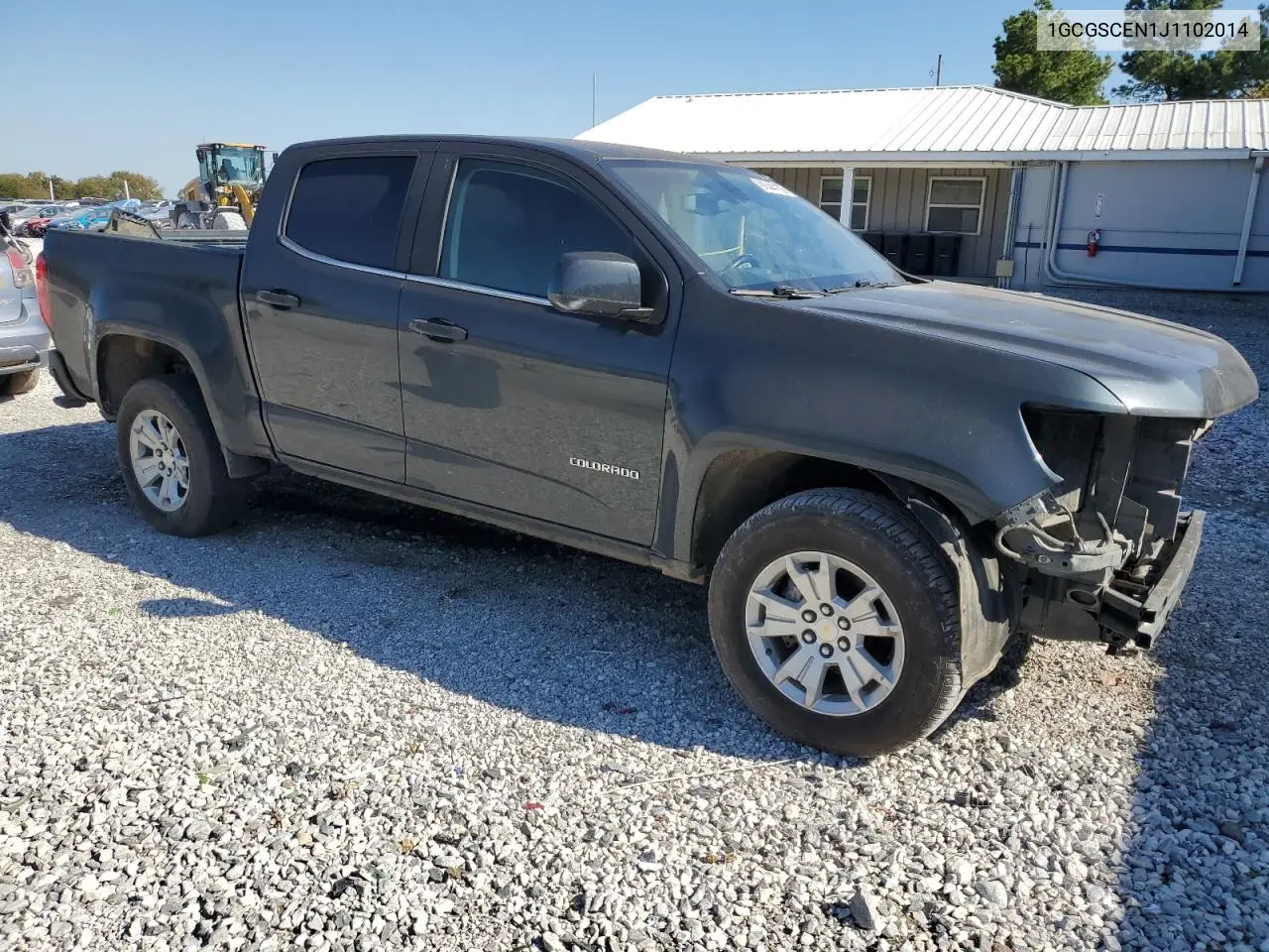 1GCGSCEN1J1102014 2018 Chevrolet Colorado Lt