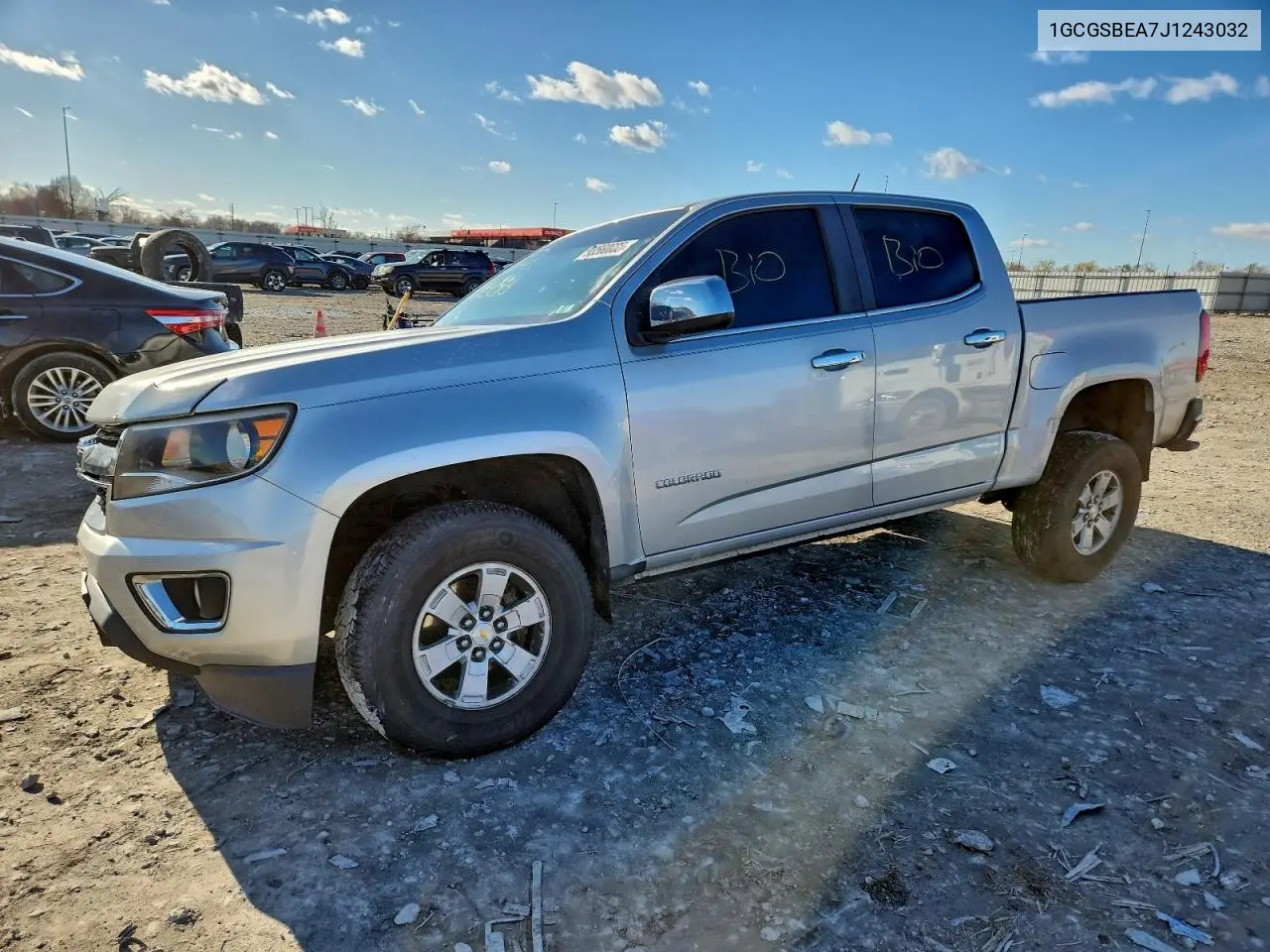 1GCGSBEA7J1243032 2018 Chevrolet Colorado