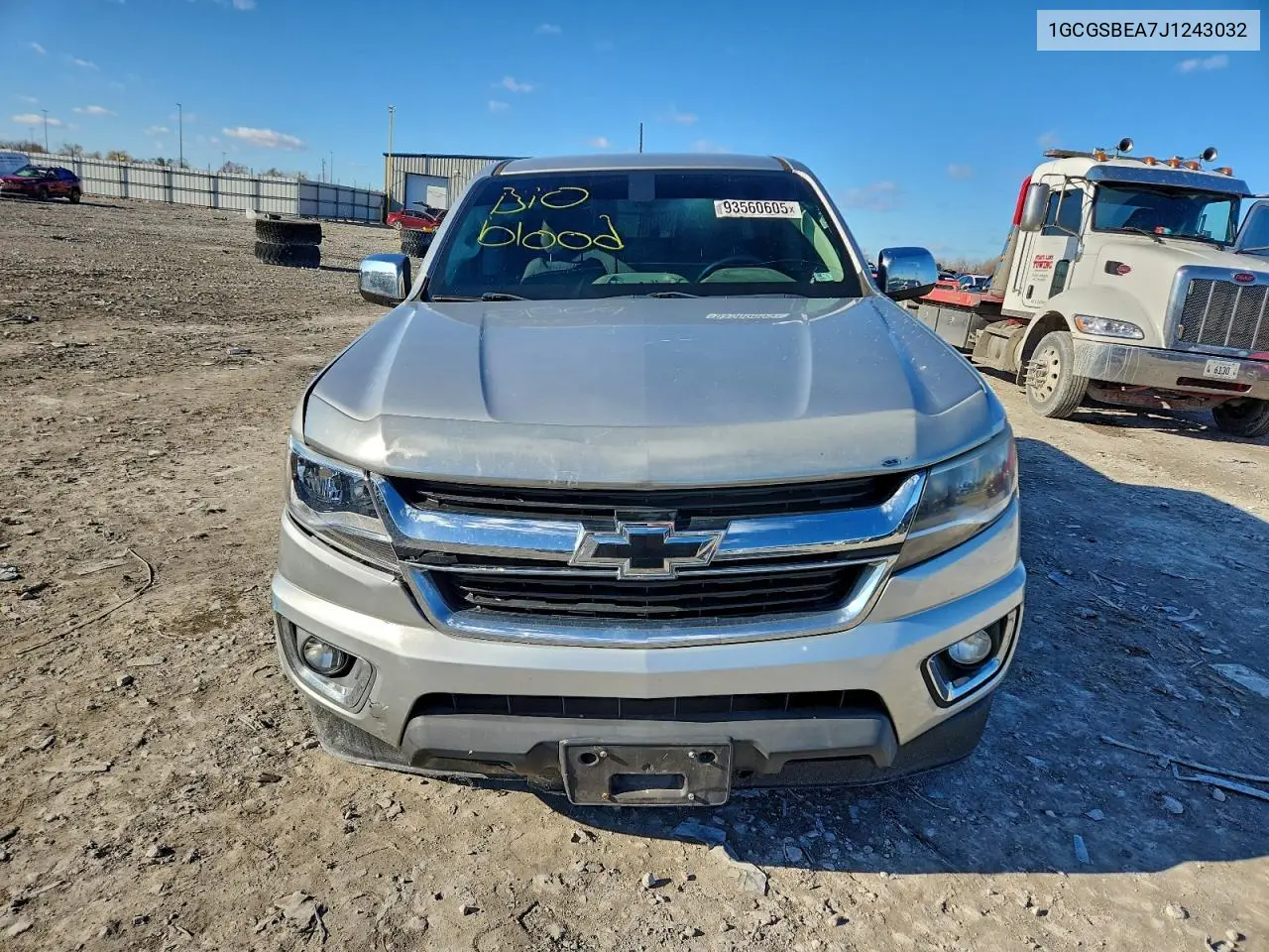 1GCGSBEA7J1243032 2018 Chevrolet Colorado