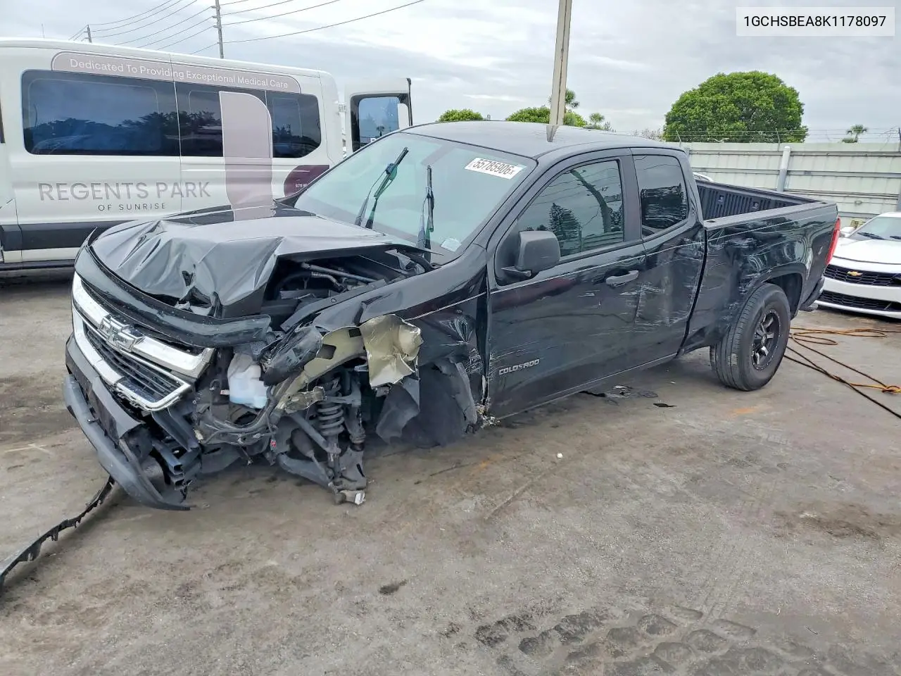2019 Chevrolet Colorado VIN: 1GCHSBEA8K1178097 Lot: 55785906