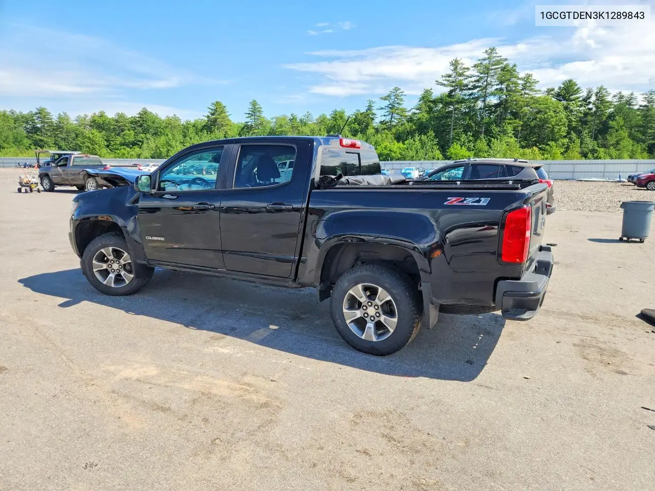 2019 Chevrolet Colorado Z71 VIN: 1GCGTDEN3K1289843 Lot: 58779496