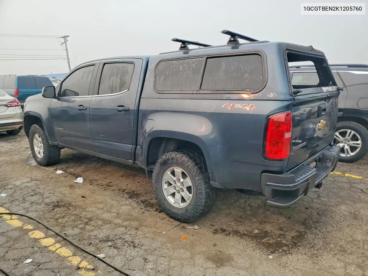 2019 Chevrolet Colorado VIN: 1GCGTBEN2K1205760 Lot: 60620826