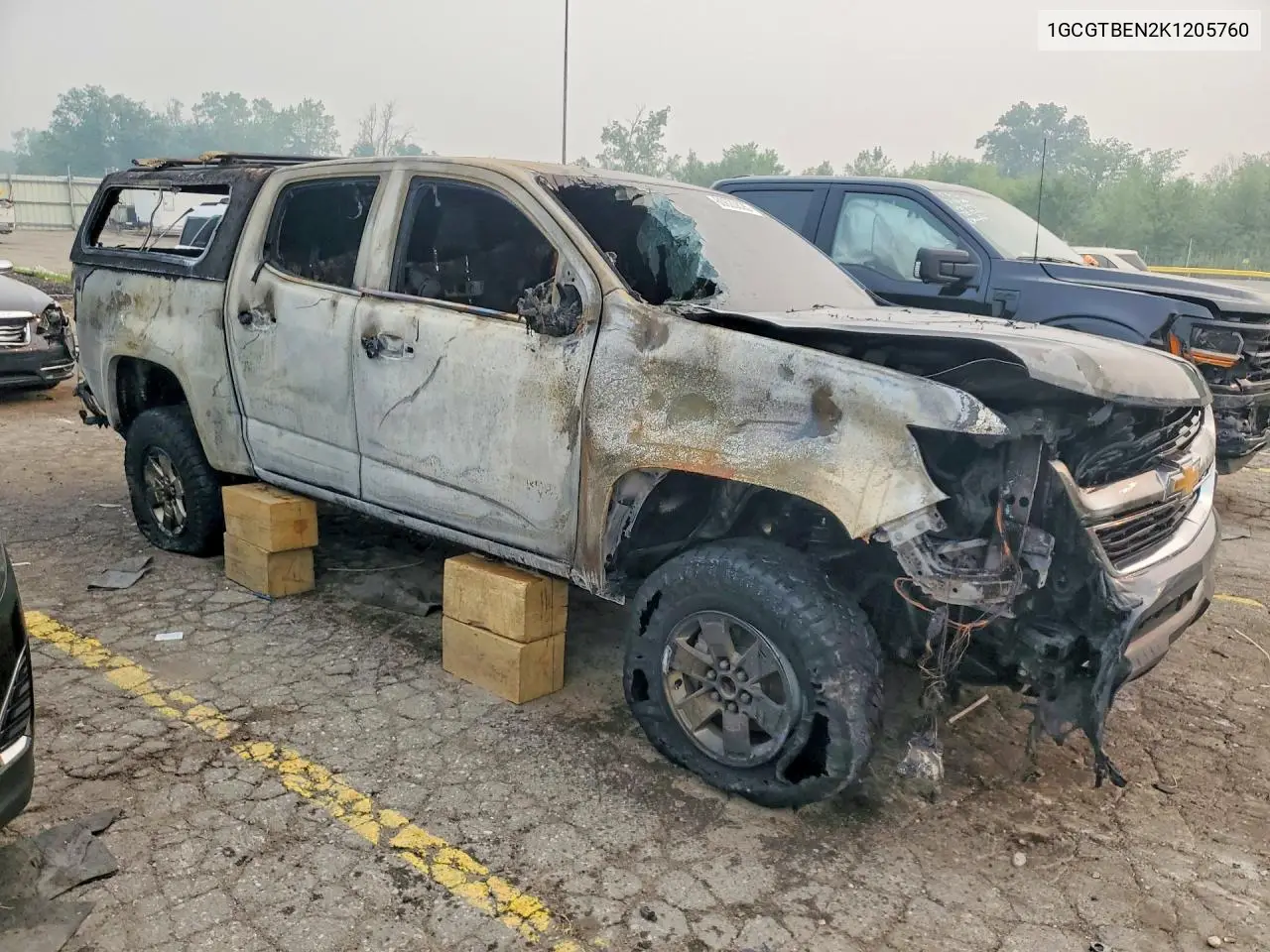 2019 Chevrolet Colorado VIN: 1GCGTBEN2K1205760 Lot: 60620826