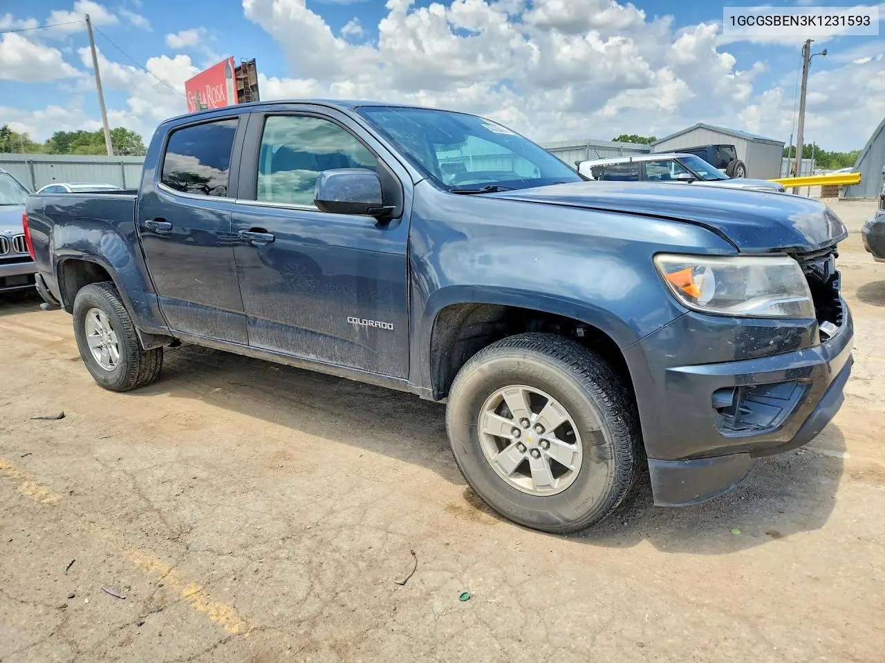 2019 Chevrolet Colorado VIN: 1GCGSBEN3K1231593 Lot: 60720036