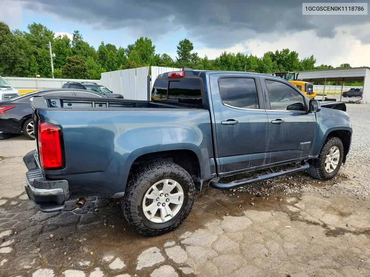 2019 Chevrolet Colorado Lt VIN: 1GCGSCEN0K1118786 Lot: 60749436