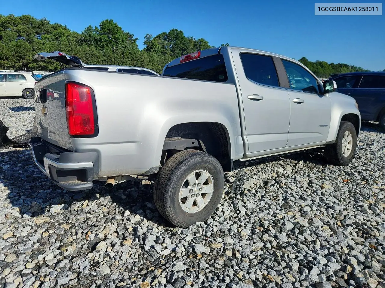 2019 Chevrolet Colorado VIN: 1GCGSBEA6K1258011 Lot: 61303556