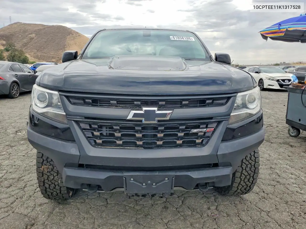 1GCPTEE11K1317528 2019 Chevrolet Colorado Zr2