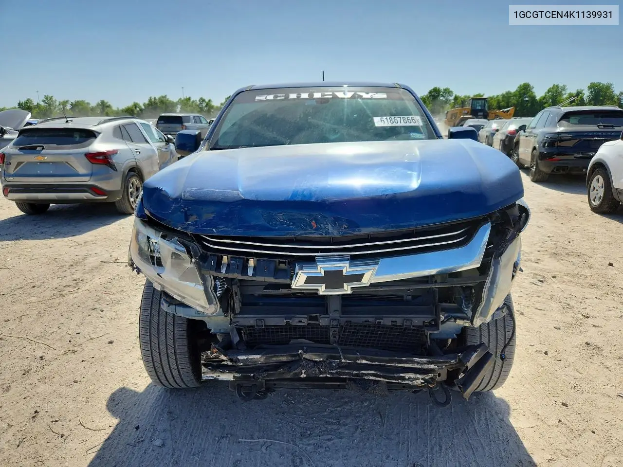 2019 Chevrolet Colorado Lt VIN: 1GCGTCEN4K1139931 Lot: 61867866