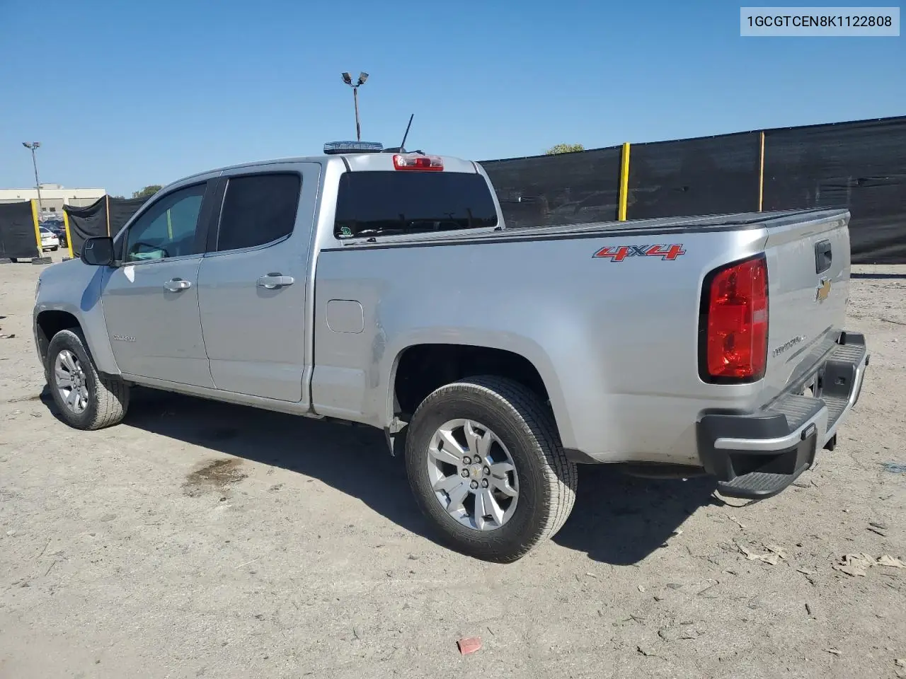 2019 Chevrolet Colorado Lt VIN: 1GCGTCEN8K1122808 Lot: 86889455