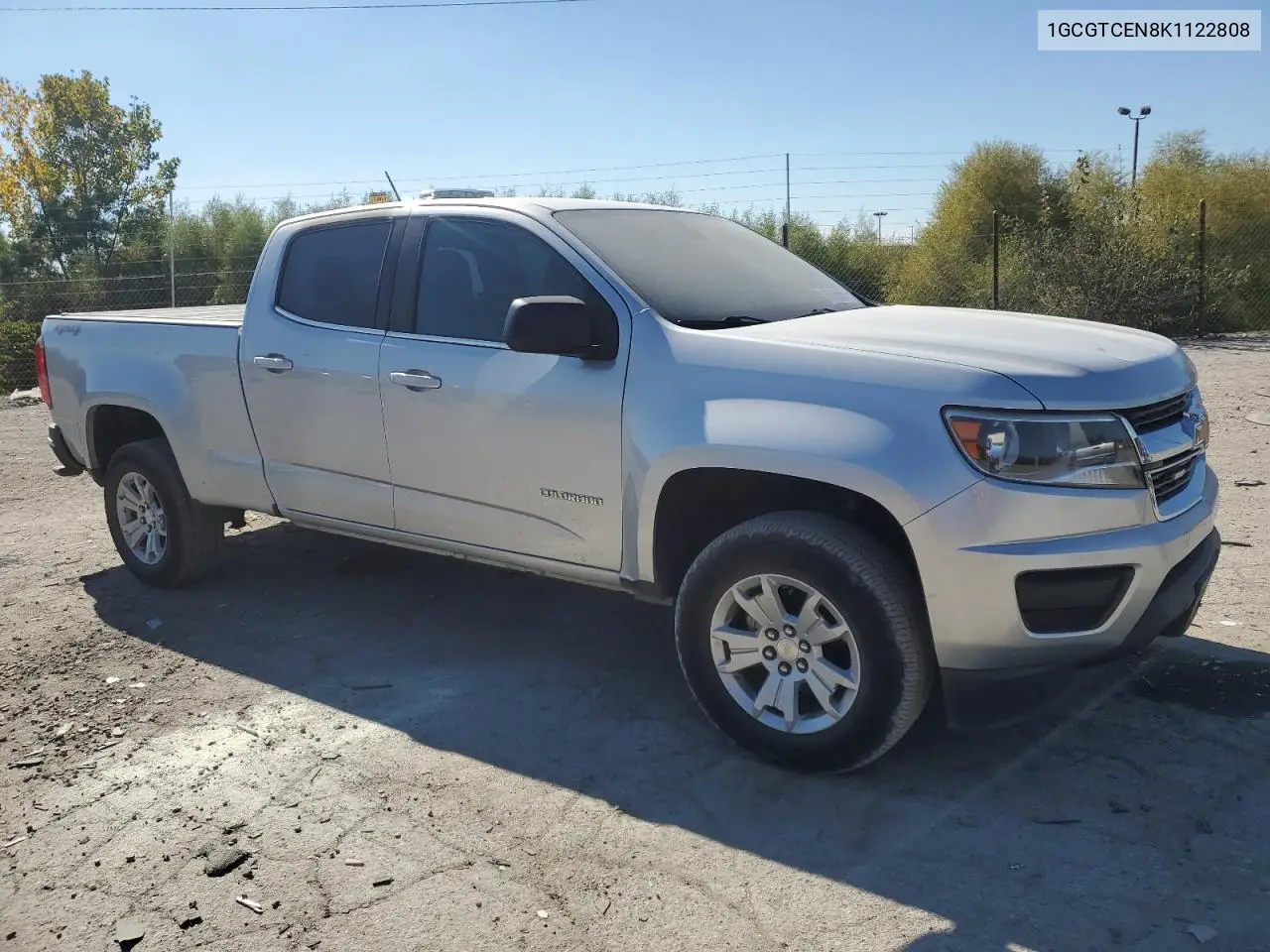 2019 Chevrolet Colorado Lt VIN: 1GCGTCEN8K1122808 Lot: 86889455